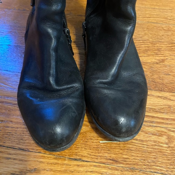 Via Spiga black calf length leather boots - Picture 6 of 8